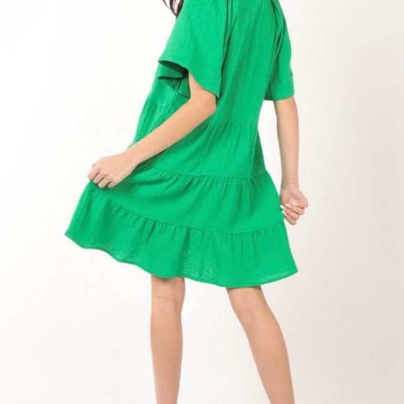 Babydoll Tiered Flare Dress 🧡 💚 - Picture 7 of 7